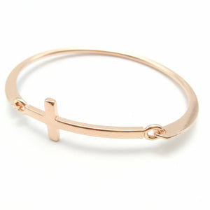 Copper Bracelets for Women and Men, Personality Cross Design
