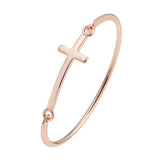 Copper Bracelets for Women and Men, Personality Cross Design