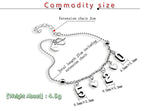 925 Sterling Silver Heart Anklet - Perfect Gift for Girlfriend