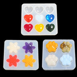 Heart Claws Snowflower Resin Jewelry Molds DIY Crafts