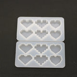 Hearts Jewelry Molds Dried Flower Resin Tools