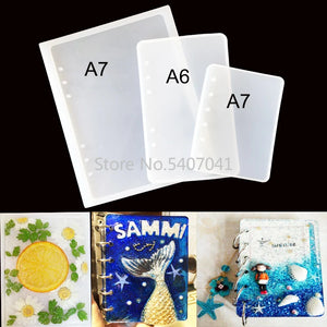 1PC A5 A6 A7 Notebook DIY Handcraft Mold Expoxy Tools Resin Molds For Jewelry
