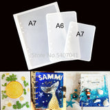 1PC A5 A6 A7 Notebook DIY Handcraft Mold Expoxy Tools Resin Molds For Jewelry