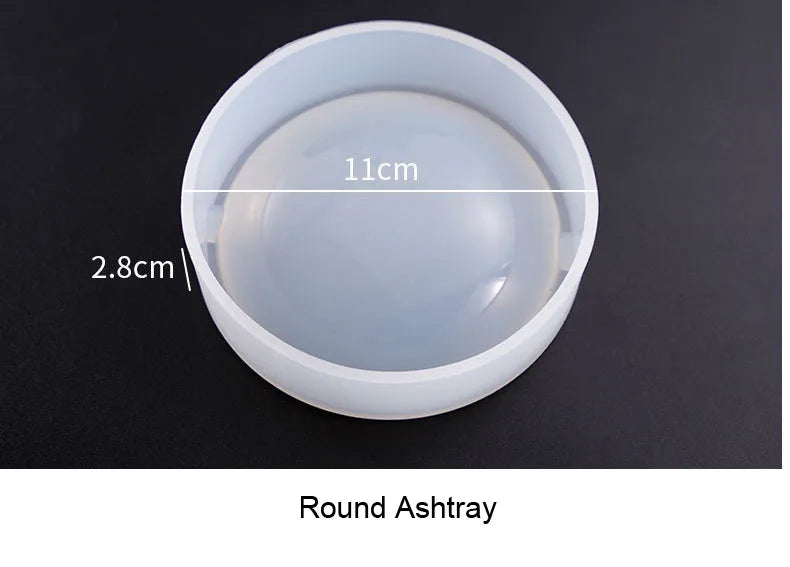 Resin Craft DIY Flower Pot Base Mold for Jewelry