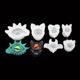 1pc Eyes Resin Jewelry Mold - UV Resin Pendant Mold