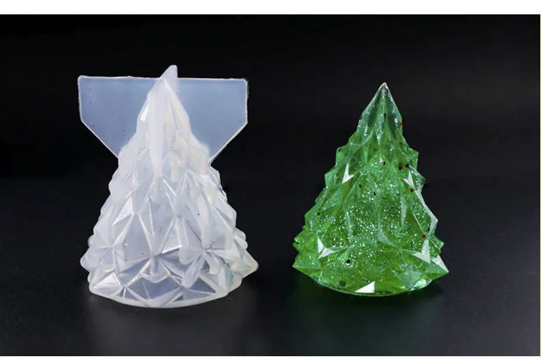 3D Christmas Tree Silicone Jewelry Tools For Pendant Resin Casting