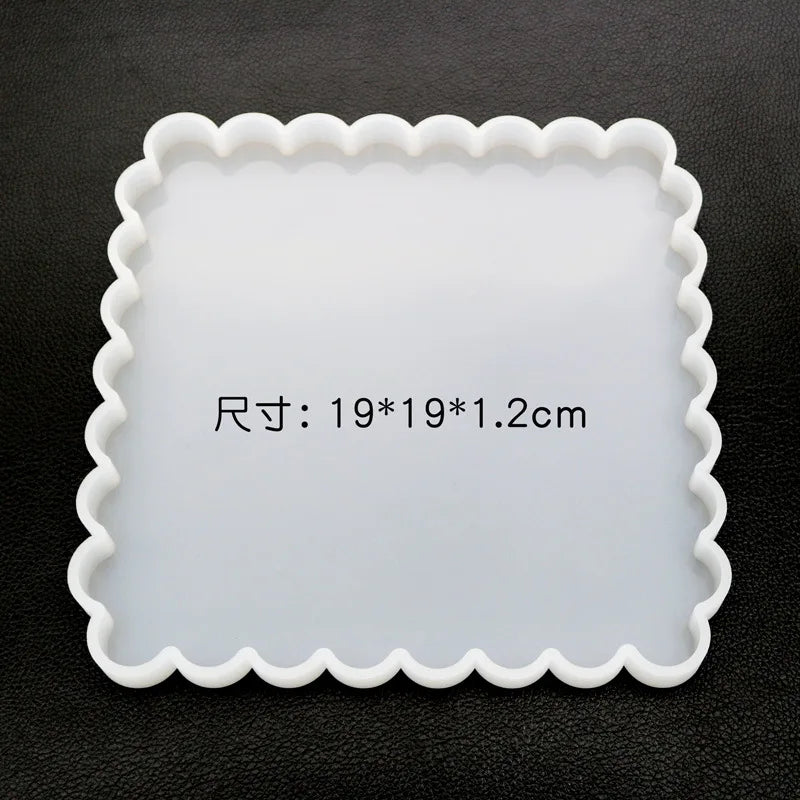 DIY Epoxy Mould Set for Table Coaster and Jewelry Making