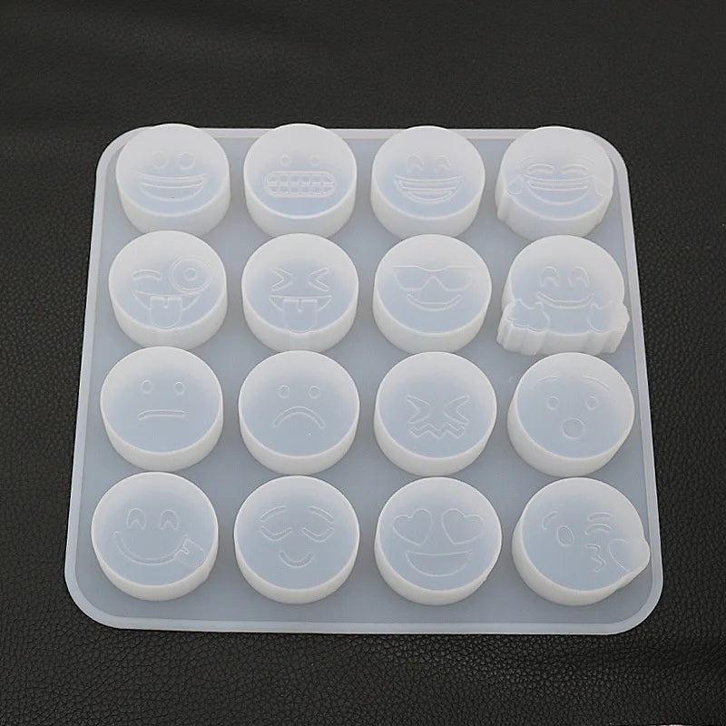 DIY Smiling Face Jewelry Mold for UV Resin
