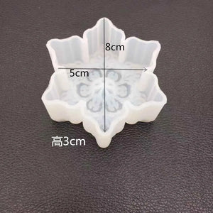DIY Snowflower Silicone UV Resin Jewelry Tools Dried Flower Molds Pendant