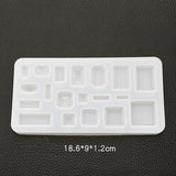 DIY Two Pendants Silicone UV Resin Jewelry Tools Dried Flower Molds
