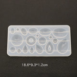 DIY Two Pendants Silicone UV Resin Jewelry Tools Dried Flower Molds