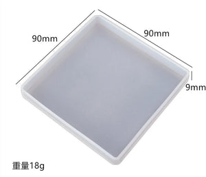DIY UV Resin Molds Jewelry Tools Coaster Box Accessories Moulds