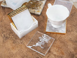 DIY UV Resin Molds Jewelry Tools Coaster Box Accessories Moulds