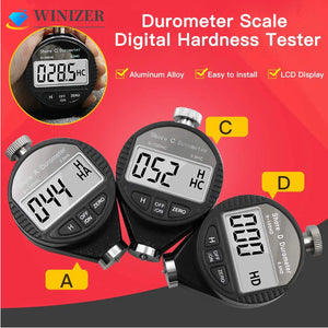 Portable 0-100HD A C D Hardness Tester Meter Digital Durometer Scale