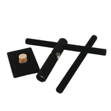 2 Layers Earring Jewelry Display Rack Velvet Bracelet Watch Storage Holder