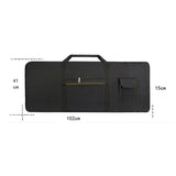 Portable 61 Key Electronic Piano Keyboard Bag with 600D Cloth