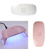 6W Mini UV Dryer 30s 60s Timer Nail Art Manicure Gel Dryer