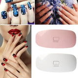 6W Mini UV Dryer 30s 60s Timer Nail Art Manicure Gel Dryer