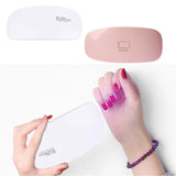 Portable 6W Mini UV Dryer for Nail Art Gel, USB Charge, 30s 60s Timer