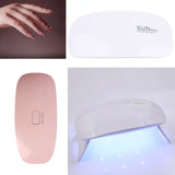 Portable 6W Mini UV Dryer Nail Art Gel Dryer
