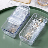 Portable Jewelry Box Storage Organizer Drawer Necklace Bracelet Ring Holder