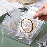 Portable Jewelry Box Storage Organizer Drawer Necklace Bracelet Ring Holder