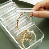 Portable Jewelry Box Storage Organizer Drawer Necklace Bracelet Ring Holder