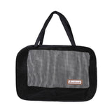 Portable Bathing Bag Mesh Shower Toiletry Pouch Travel Makeup Storage