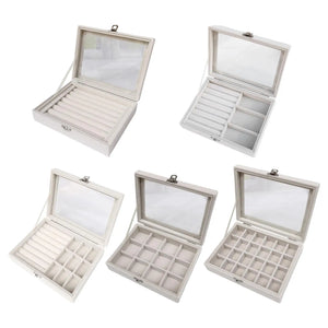 Portable Organizer for Bangle Necklace Bracelets Ear Studs