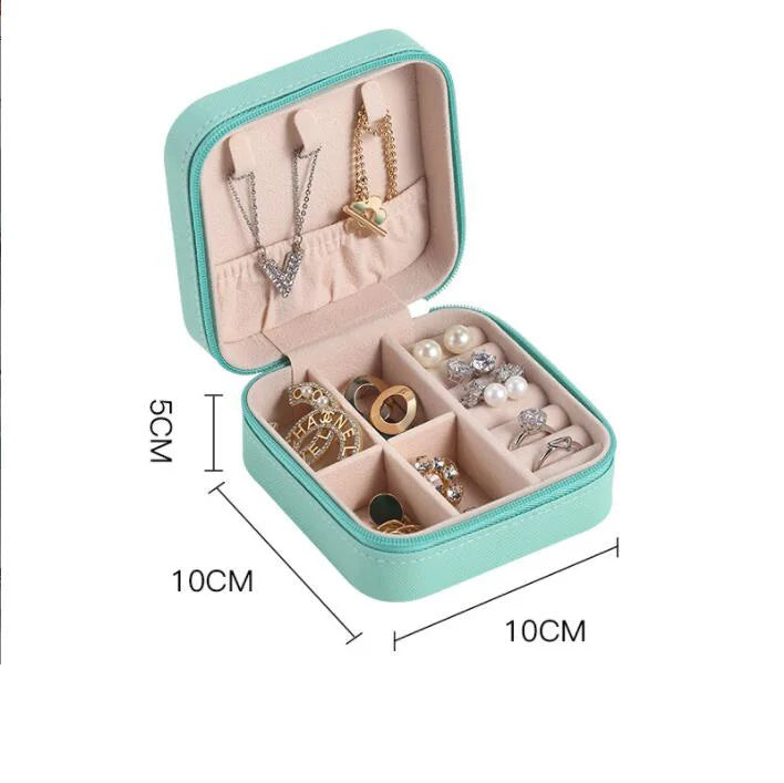 Portable Candy Jewelry Storage Box Travel Organizer Jewelery Case