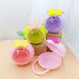Portable Child DIY Jewelry Storage Box Cartoon Transparent Holder