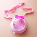 Portable Child DIY Jewelry Storage Box Cartoon Transparent Holder
