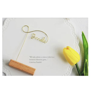 Portable Display Stand Metal Wood Bracelet Organizer
