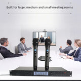 Portable Dual Mic Inputs Audio Sound Mixer For Amplifier & Microphone Karaoke