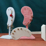 Portable Earring Display Stand Jewelry Rack Holder Organizer