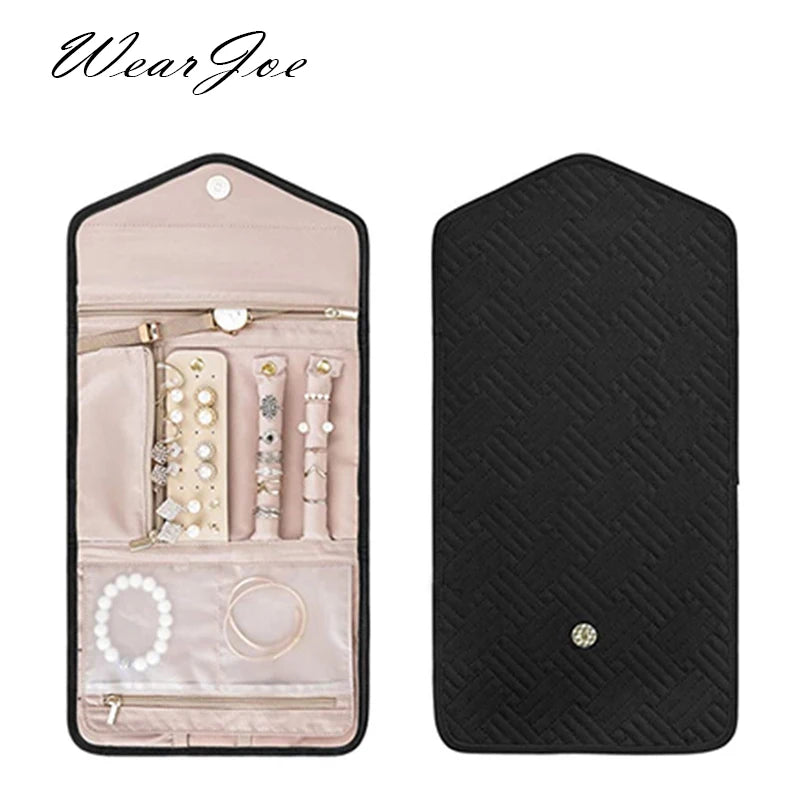Portable Jewelry Organizer Holder Travel Bag