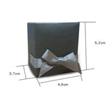 Portable Earrings Storage Box Necklace Bracelet Ribbon Jewelry Case