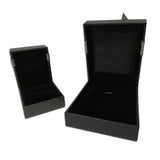 Portable Earrings Storage Box Necklace Bracelet Ribbon Jewelry Case