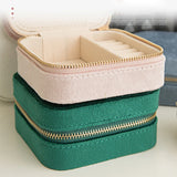 Flannel Jewelry Organizer Box Portable for Women