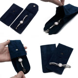 Flannelette Fabric Watch Pouch Single Watch Travel Case