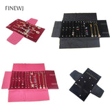 Portable Jewelry Storage Roll Up Bag Travel Organiser Case Pouch