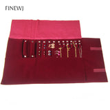 Portable Jewelry Storage Roll Up Bag Travel Organiser Case Pouch