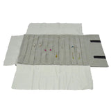 Portable Travel Jewelry Roll Bag for 60 Pairs of Earrings Display Case