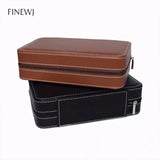 Gemstone Collector Zipper Bag Charms Display Round Box Storage Container