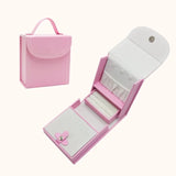 Portable Girls Jewelry Organizer Case Travel Hair Accessories Storage Boxes