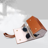 Portable Glasses Organizer 5 Slots Foldable Sunglasses Eyeglasses Travel Case