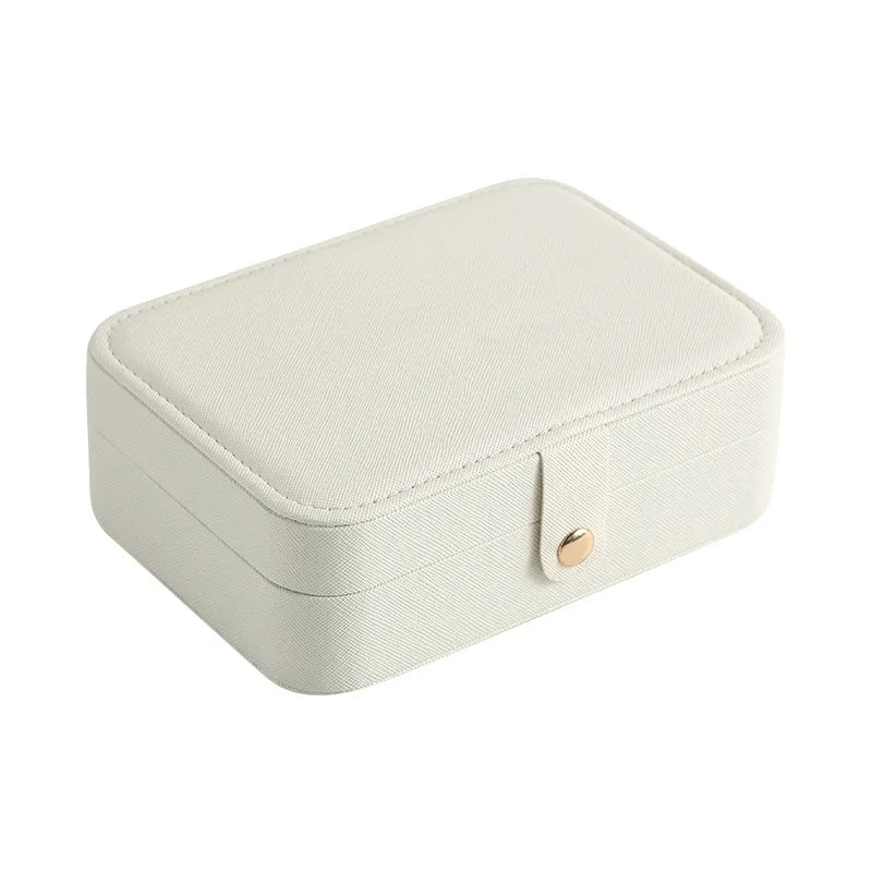 Portable Jewelry Box Necklace Earring Ring Organizer
