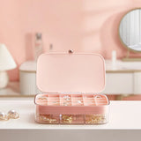 Portable Jewelry Box Jewelry Organizer Display Travel Jewelry Case Boxes Girl