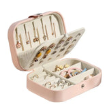 Portable Jewelry Box Organizer Travel Display Case