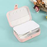 Portable Jewelry Box Organizer Display Case